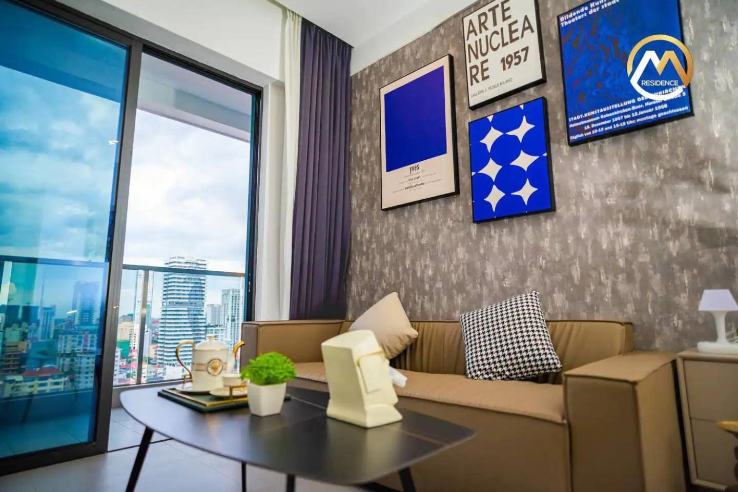 Hotel Serviced Apartments Top One Infinity Pool With View Of 360 Degree Phnompen Kültér fotó