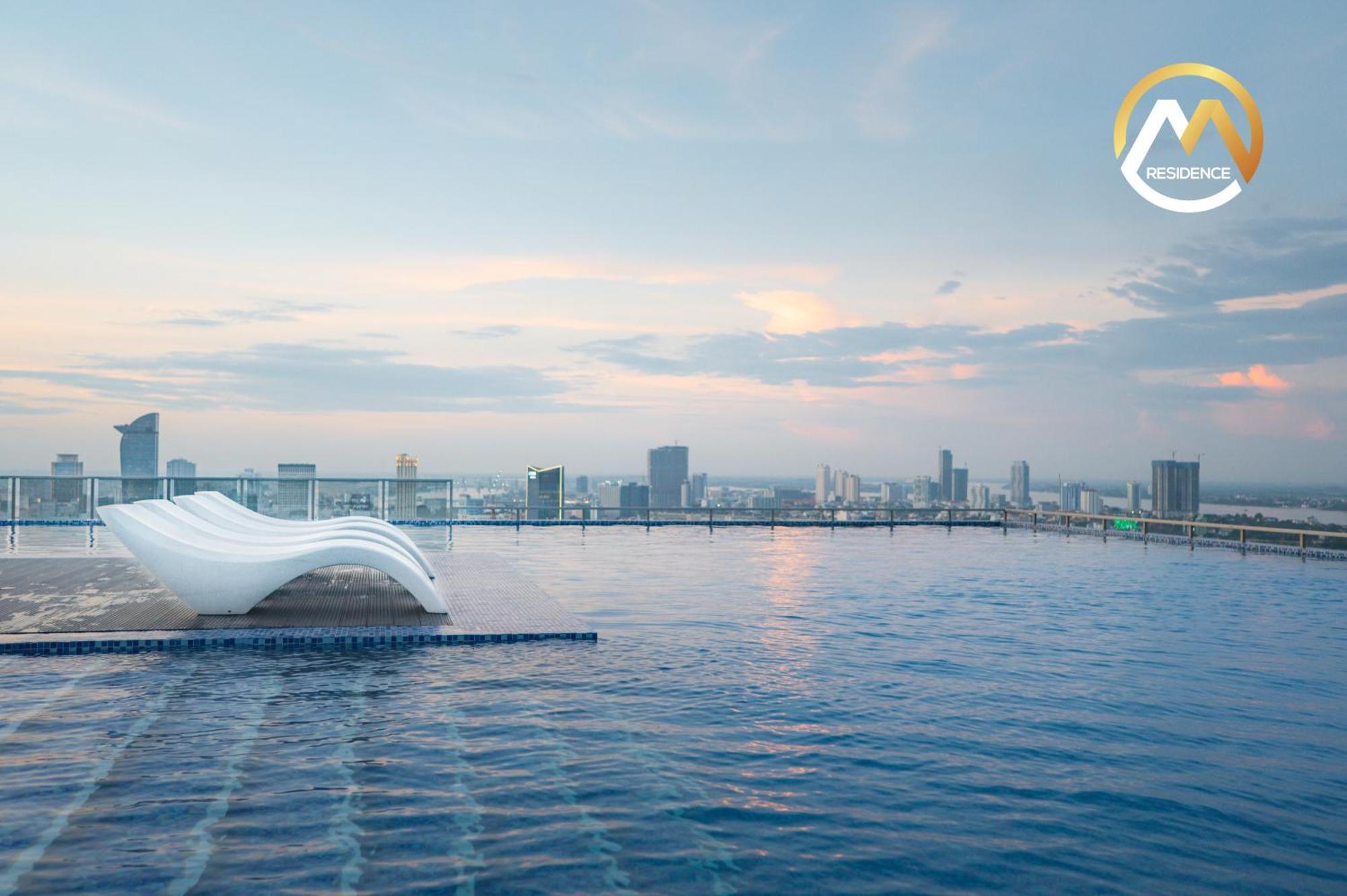 Hotel Serviced Apartments Top One Infinity Pool With View Of 360 Degree Phnompen Kültér fotó